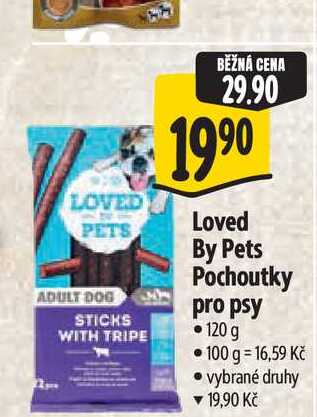   Loved By Pets Pochoutky pro psy 120 g 