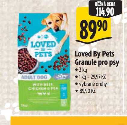 Loved By Pets Granule pro psy 3kg