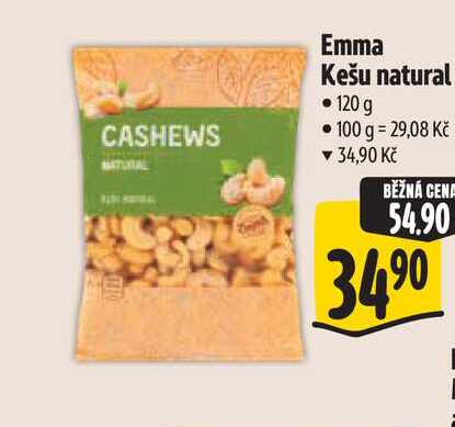Emma Kešu natural 120 g