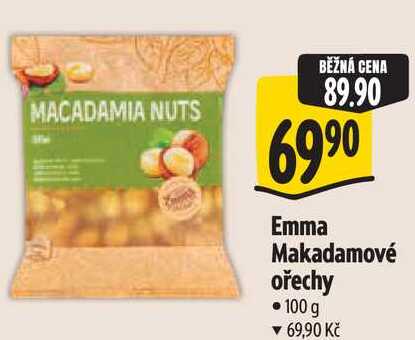  Emma Makadamové ořechy 100 g 