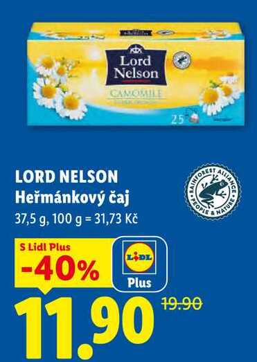 LORD NELSON Heřmánkový čaj, 37,5 g