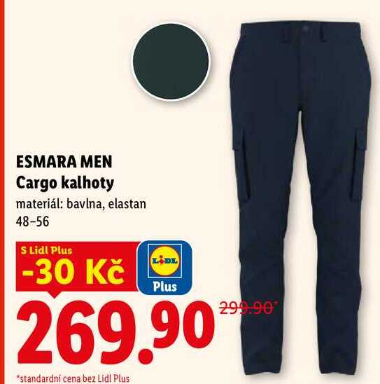ESMARA MEN Cargo kalhoty