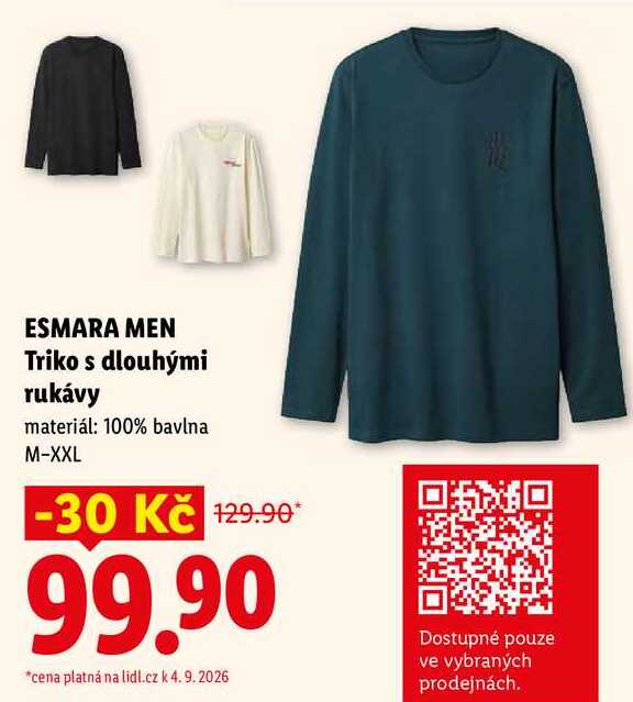 ESMARA MEN Triko s dlouhými rukávy