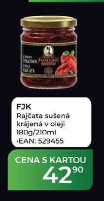 FJK Rajčata sušená krájená v oleji 180g/210ml