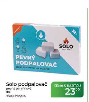Solo podpalovač pevný parafinový 1ks