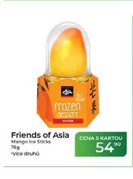 Friends of Asia Mango Ice Sticks 75g