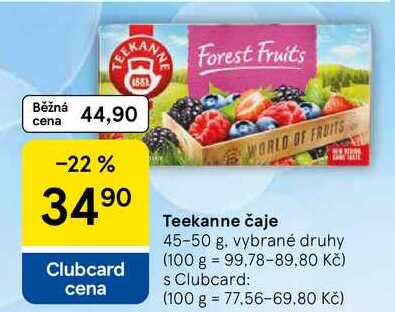 Teekanne čaje, 45-50 g