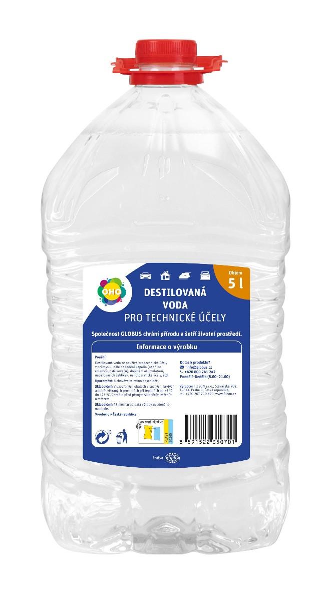 Destilovaná voda, 5 l