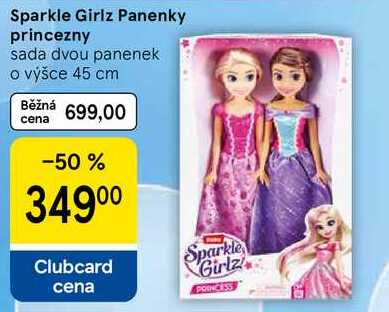 Sparkle Girlz Panenky princezny, sada dvou panenek o výšce 45 cm