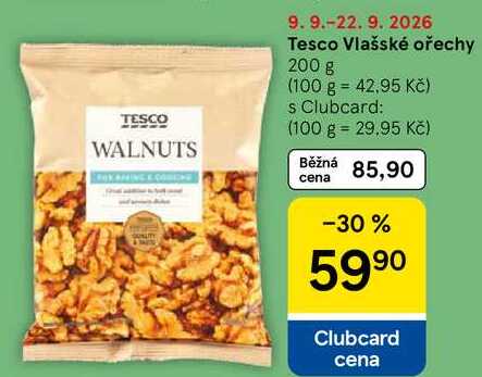 Tesco Vlašské ořechy, 200 g
