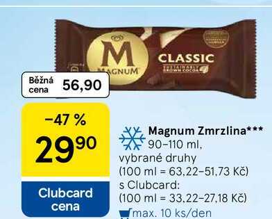 Magnum Zmrzlina, 90-110 ml, vybrané druhy