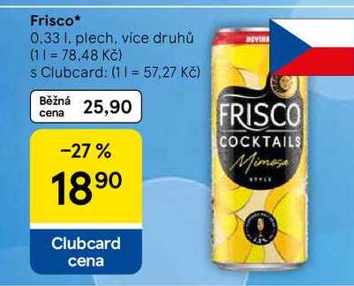Frisco plech, 0.33 l