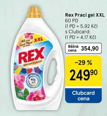 Rex prací gel XXL, 60 dávek