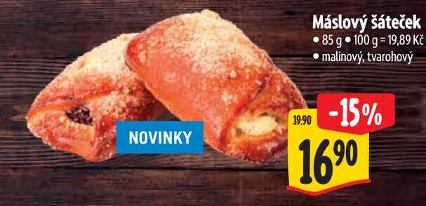 Máslový šáteček, 85 g 
