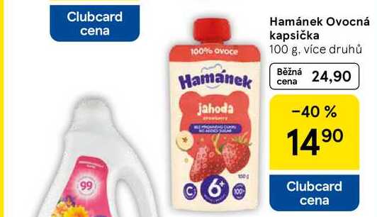 Hamánek Ovocná kapsička, 100 g