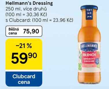 Hellmann's Dressing, 250 ml, více druhů  