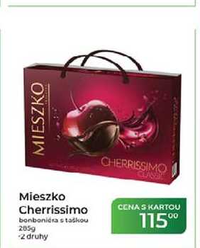 Mieszko Cherrissimo bonboniéra s taškou 285 g