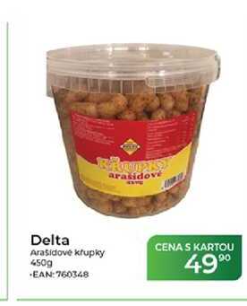 Delta Arašidové křupky 450g 