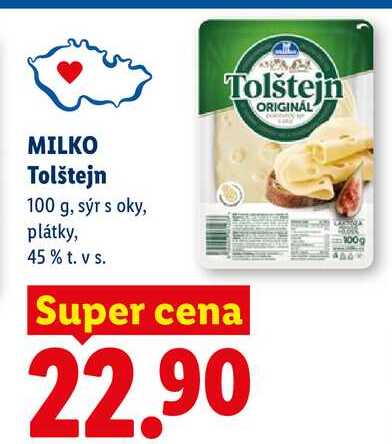 MILKO Tolštejn, 100 g