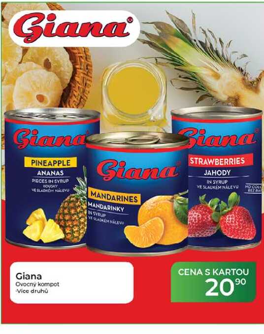 Giana Ovocný kompot 