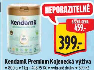 Kendamil Premium Kojenecká výživa, 800 g
