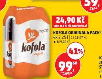 KOFOLA ORIGINAL 4 PACK, 4x2,25 l