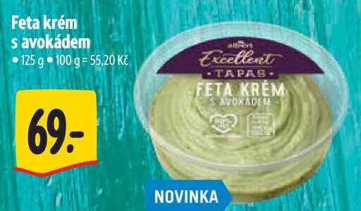 Feta krém s avokádem, 125 g