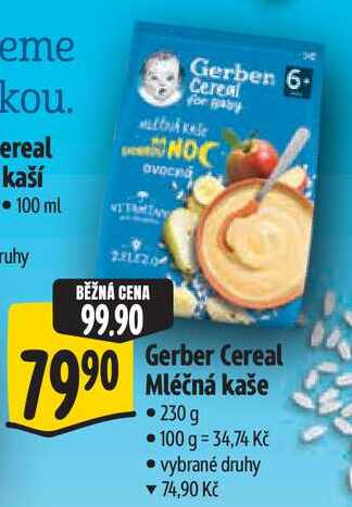Gerber Cereal Mléčná kaše, 230 g