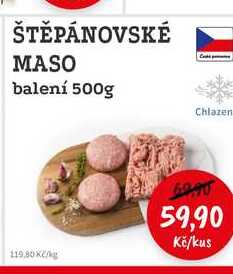 ŠTĚPÁNOVSKÉ MASO balení 500g