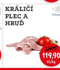 KRÁLIČÍ PLEC A HRUĎ 1kg