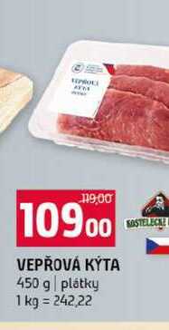VEPŘOVÁ KYTA 450 g plátky