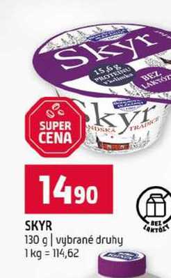 SKYR 130 g vybrané druhy