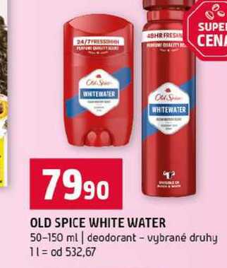 OLD SPICE WHITE WATER 50-150 ml deodorant vybrané druhy