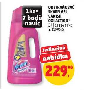 ODSTRAŇOVAČ SKVRN GEL VANISH OXI ACTION, 2 l