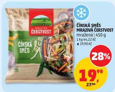 ČÍNSKÁ SMĚS MRAZIVÁ ČERSTVOST mražená, 450 g