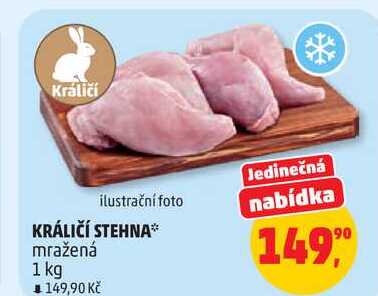 KRÁLIČÍ STEHNA mražená, 1 kg 