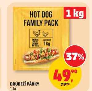 DRŮBEŽÍ PÁRKY, 1 kg