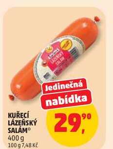 KUŘECÍ LÁZEŇSKÝ SALÁM, 400 g