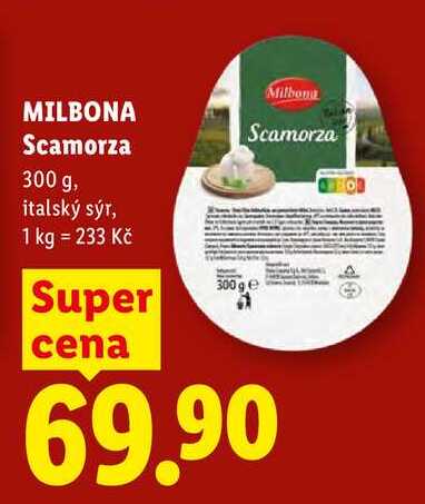 MILBONA Scamorza, 300 g, italský sýr