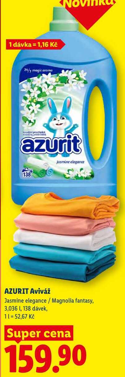 AZURIT Aviváž, 3,036 l/138 PD