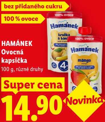 HAMÁNEK Ovocná kapsička, 100 g 