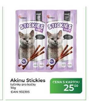 Akinu Stickies tyčinky pro kočky 30 g