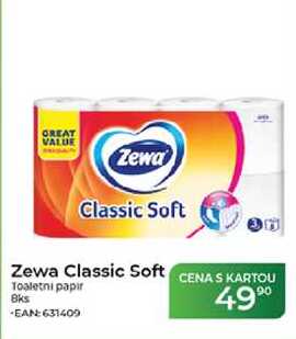 Zewa Classic Soft Toaletni papir 8 ks