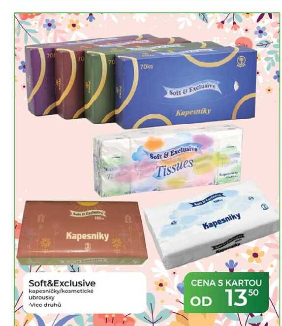 Soft&Exclusive kapesničky/kosmetické ubrousky