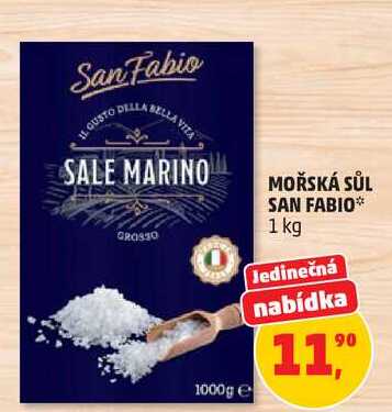 MOŘSKÁ SŮL SAN FABIO, 1 kg 