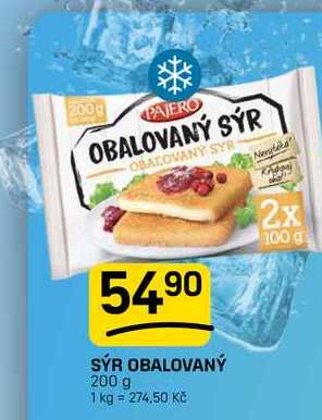 SÝR OBALOVANÝ 200 g 