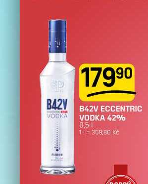 B42V ECCENTRIC VODKA 42% 0,5l