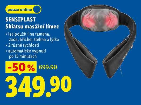 SENSIPLAST Shiatsu masážní límec