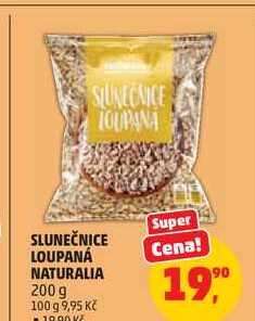 SLUNEČNICE LOUPANÁ NATURALIA, 200 g 