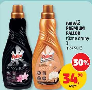 AVIVÁŽ PREMIUM PALLOR různé druhy, 1 l